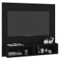 vidaXL Mobile TV a Muro Nero 102x23,5x90 cm in Truciolato vidaXL Mobile TV a Muro Nero 102x23,5x90 cm in Truciolato