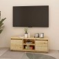 vidaXL Mobile Porta TV 110x30x40 cm in Legno Massello di Abete vidaXL Mobile Porta TV 110x30x40 cm in Legno Massello di Abete