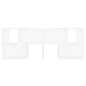 vidaXL Mobile TV Bianco 104x30x52 cm inLegno Multistrato vidaXL Mobile TV Bianco 104x30x52 cm inLegno Multistrato