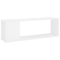 vidaXL Mobile Porta TV Bianco 100x24x32 cm in Legno Multistrato