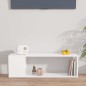 vidaXL Mobile Porta TV Bianco 100x24x32 cm in Legno Multistrato