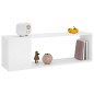 vidaXL Mobile Porta TV Bianco 100x24x32 cm in Legno Multistrato