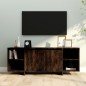 vidaXL Mobile Porta TV Rovere Fumo 130x35x50 cm in Truciolato vidaXL Mobile Porta TV Rovere Fumo 130x35x50 cm in Truciolato