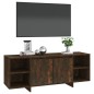 vidaXL Mobile Porta TV Rovere Fumo 130x35x50 cm in Truciolato vidaXL Mobile Porta TV Rovere Fumo 130x35x50 cm in Truciolato