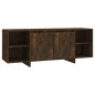 vidaXL Mobile Porta TV Rovere Fumo 130x35x50 cm in Truciolato vidaXL Mobile Porta TV Rovere Fumo 130x35x50 cm in Truciolato