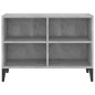vidaXL Mobile TV con Gambe in Metallo Grigio Cemento 69,5x30x50 cm vidaXL Mobile TV con Gambe in Metallo Grigio Cemento 69,5x30x50 cm