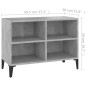 vidaXL Mobile TV con Gambe in Metallo Grigio Cemento 69,5x30x50 cm vidaXL Mobile TV con Gambe in Metallo Grigio Cemento 69,5x30x50 cm