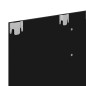 vidaXL Mobile TV a Muro Nero Lucido 135x23,5x90 cm in Truciolato vidaXL Mobile TV a Muro Nero Lucido 135x23,5x90 cm in Truciolato
