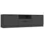 vidaXL Mobile Porta TV Nero 140x35x40 cm in Legno Multistrato vidaXL Mobile Porta TV Nero 140x35x40 cm in Legno Multistrato