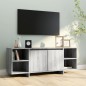vidaXL Mobile Porta TV Grigio Sonoma 130x35x50 cm in Truciolato