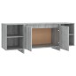 vidaXL Mobile Porta TV Grigio Sonoma 130x35x50 cm in Truciolato