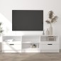 vidaXL Mobile per TV Bianco Lucido 150x33,5x45cm Legno Ingegnerizzato vidaXL Mobile per TV Bianco Lucido 150x33,5x45cm Legno Ingegnerizzato