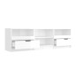 vidaXL Mobile per TV Bianco Lucido 150x33,5x45cm Legno Ingegnerizzato vidaXL Mobile per TV Bianco Lucido 150x33,5x45cm Legno Ingegnerizzato