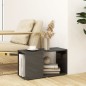 vidaXL Mobile TV Grigio Lucido 60x24x32 cm in Truciolato vidaXL Mobile TV Grigio Lucido 60x24x32 cm in Truciolato