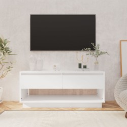 vidaXL Mobile TV Bianco 102x41x44 cm in Legno Multistrato