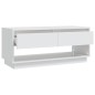vidaXL Mobile TV Bianco 102x41x44 cm in Legno Multistrato vidaXL Mobile TV Bianco 102x41x44 cm in Legno Multistrato