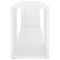 vidaXL Mobile TV Bianco Lucido 100x24x32 cm in Truciolato vidaXL Mobile TV Bianco Lucido 100x24x32 cm in Truciolato