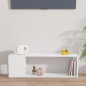 vidaXL Mobile TV Bianco Lucido 100x24x32 cm in Truciolato vidaXL Mobile TV Bianco Lucido 100x24x32 cm in Truciolato
