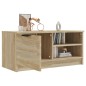 vidaXL Mobile Porta TV Rovere Sonoma 80x35x36,5cm in Legno Multistrato vidaXL Mobile Porta TV Rovere Sonoma 80x35x36,5cm in Legno Multistrato