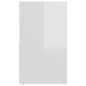 vidaXL Mobile TV Bianco Lucido 149x30x52 cm in Truciolato vidaXL Mobile TV Bianco Lucido 149x30x52 cm in Truciolato