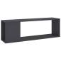 vidaXL Mobile TV Grigio 100x24x32 cm in Truciolato vidaXL Mobile TV Grigio 100x24x32 cm in Truciolato