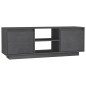 vidaXL Mobile Porta TV Grigio 110x30x40 cm in Legno Massello di Pino vidaXL Mobile Porta TV Grigio 110x30x40 cm in Legno Massello di Pino