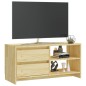 vidaXL Mobile Porta TV 80x31x39 cm in Legno Massello di Pino vidaXL Mobile Porta TV 80x31x39 cm in Legno Massello di Pino