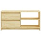 vidaXL Mobile Porta TV 80x31x39 cm in Legno Massello di Pino vidaXL Mobile Porta TV 80x31x39 cm in Legno Massello di Pino