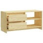 vidaXL Mobile Porta TV 80x31x39 cm in Legno Massello di Pino vidaXL Mobile Porta TV 80x31x39 cm in Legno Massello di Pino