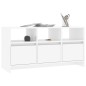 vidaXL Mobile Porta TV Bianco Lucido 102x37,5x52,5 cm in Truciolato vidaXL Mobile Porta TV Bianco Lucido 102x37,5x52,5 cm in Truciolato