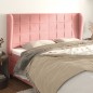 Testiera ad Orecchio Rosa 183x23x118/128 cm in Velluto Testiera ad Orecchio Rosa 183x23x118/128 cm in Velluto