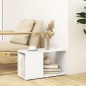 vidaXL Mobile Porta TV Bianco 60x24x32 cm in Legno Multistrato vidaXL Mobile Porta TV Bianco 60x24x32 cm in Legno Multistrato