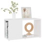vidaXL Mobile Porta TV Bianco 60x24x32 cm in Legno Multistrato vidaXL Mobile Porta TV Bianco 60x24x32 cm in Legno Multistrato