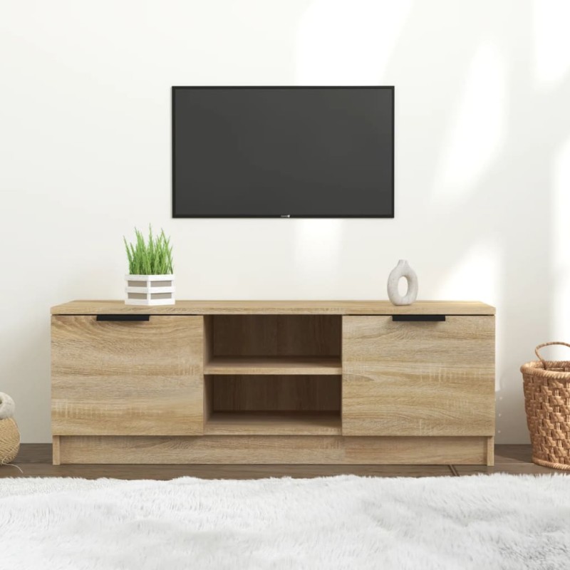 vidaXL Mobile Porta TV Rovere Sonoma 102x35x36,5 cm Legno Multistrato vidaXL Mobile Porta TV Rovere Sonoma 102x35x36,5 cm Legno Multistrato