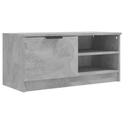 vidaXL Mobile Porta TV Grigio Cemento 80x35x36,5 cm Legno Multistrato