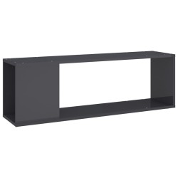 vidaXL Mobile TV Grigio Lucido 100x24x32 cm in Truciolato