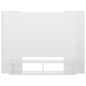 vidaXL Mobile Porta TV a Muro Bianco Lucido 120x23,5x90cm Truciolato