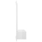 vidaXL Mobile Porta TV a Muro Bianco Lucido 120x23,5x90cm Truciolato