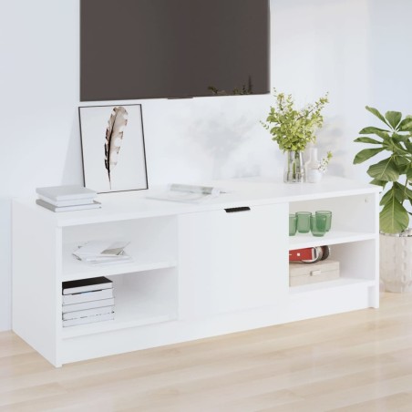 vidaXL Mobile Porta TV Bianco 102x35,5x36,5 cm in Legno Multistrato