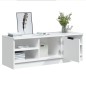vidaXL Mobile Porta TV Bianco 102x35,5x36,5 cm in Legno Multistrato vidaXL Mobile Porta TV Bianco 102x35,5x36,5 cm in Legno Multistrato