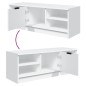 vidaXL Mobile Porta TV Bianco 102x35,5x36,5 cm in Legno Multistrato vidaXL Mobile Porta TV Bianco 102x35,5x36,5 cm in Legno Multistrato