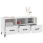 vidaXL Mobile Porta TV Bianco 102x35x50 cm in Legno Multistrato