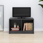 vidaXL Mobile Porta TV Grigio 70x33x42 cm in Legno Massello di Pino vidaXL Mobile Porta TV Grigio 70x33x42 cm in Legno Massello di Pino