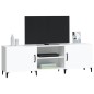 vidaXL Mobile Porta TV Bianco 150x30x50 cm in Legno Multistrato vidaXL Mobile Porta TV Bianco 150x30x50 cm in Legno Multistrato