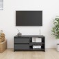 vidaXL Mobile Porta TV Grigio 80x31x39 cm in Legno Massello di Pino vidaXL Mobile Porta TV Grigio 80x31x39 cm in Legno Massello di Pino