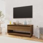 vidaXL Mobile TV Rovere Marrone 102x41x44 cm in Truciolato vidaXL Mobile TV Rovere Marrone 102x41x44 cm in Truciolato