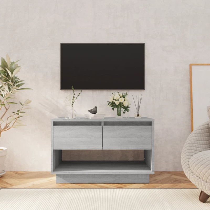 vidaXL Mobile TV Grigio Sonoma 70x41x44 cm in Truciolato vidaXL Mobile TV Grigio Sonoma 70x41x44 cm in Truciolato
