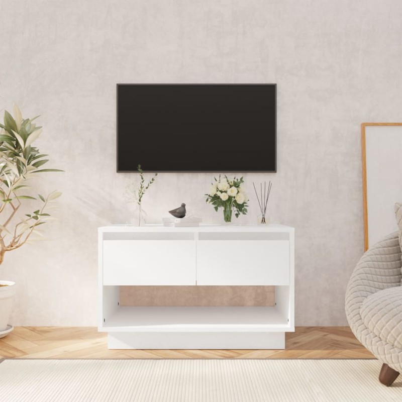 vidaXL Mobile TV Bianco 70x41x44 cm in Truciolato vidaXL Mobile TV Bianco 70x41x44 cm in Truciolato