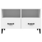 vidaXL Mobile Porta TV Bianco 80x36x50 cm in Legno Multistrato vidaXL Mobile Porta TV Bianco 80x36x50 cm in Legno Multistrato