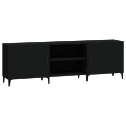 vidaXL Mobile Porta TV Nero 150x30x50 cm in Legno Multistrato